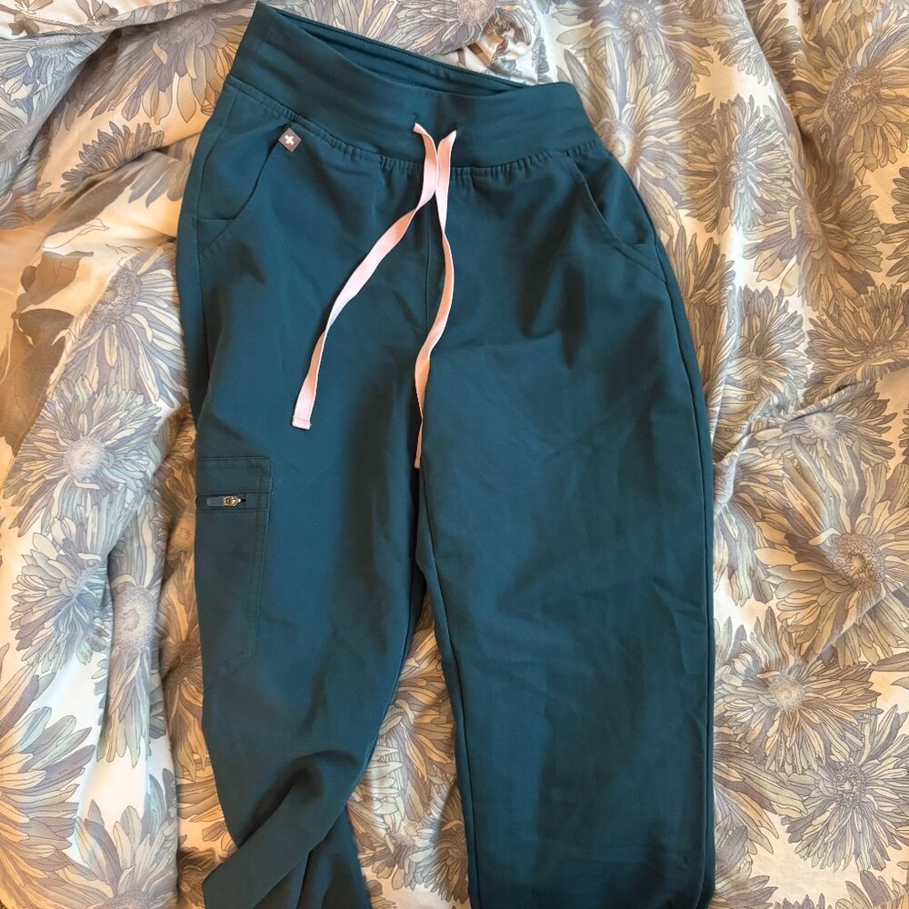 XS Figs Scrub Pants, Caribbean Blue